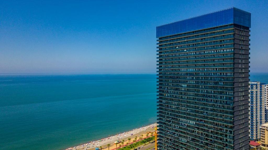 Студия С Потрясающим Видом На Море В Orbi Beach Tower Batumi Esterno foto