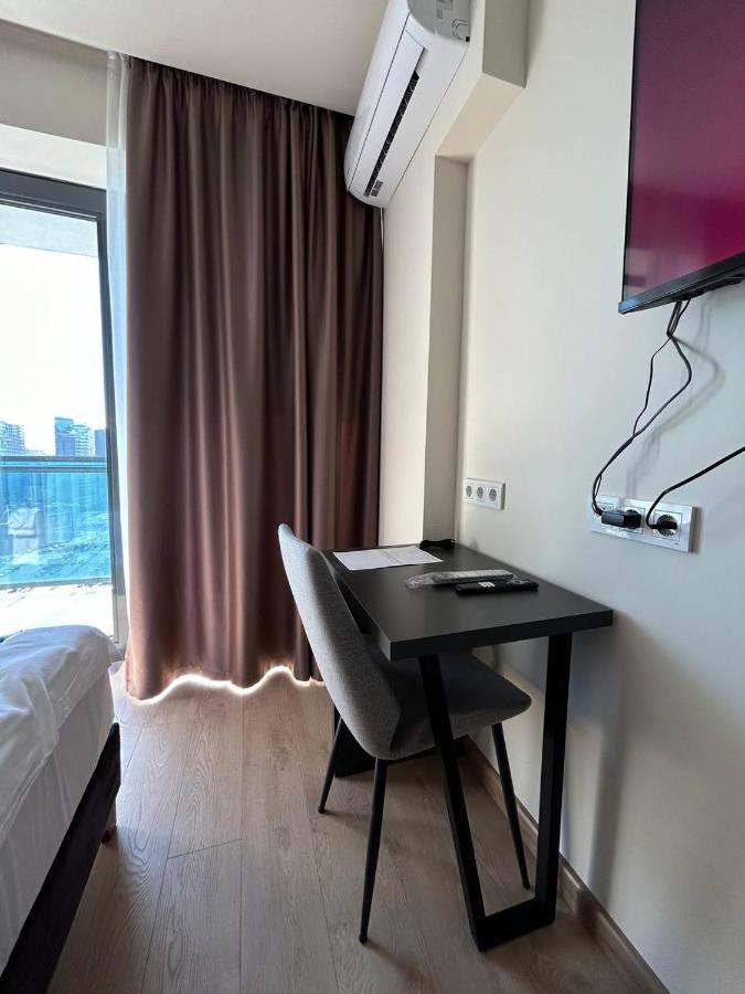 Студия С Потрясающим Видом На Море В Orbi Beach Tower Batumi Esterno foto