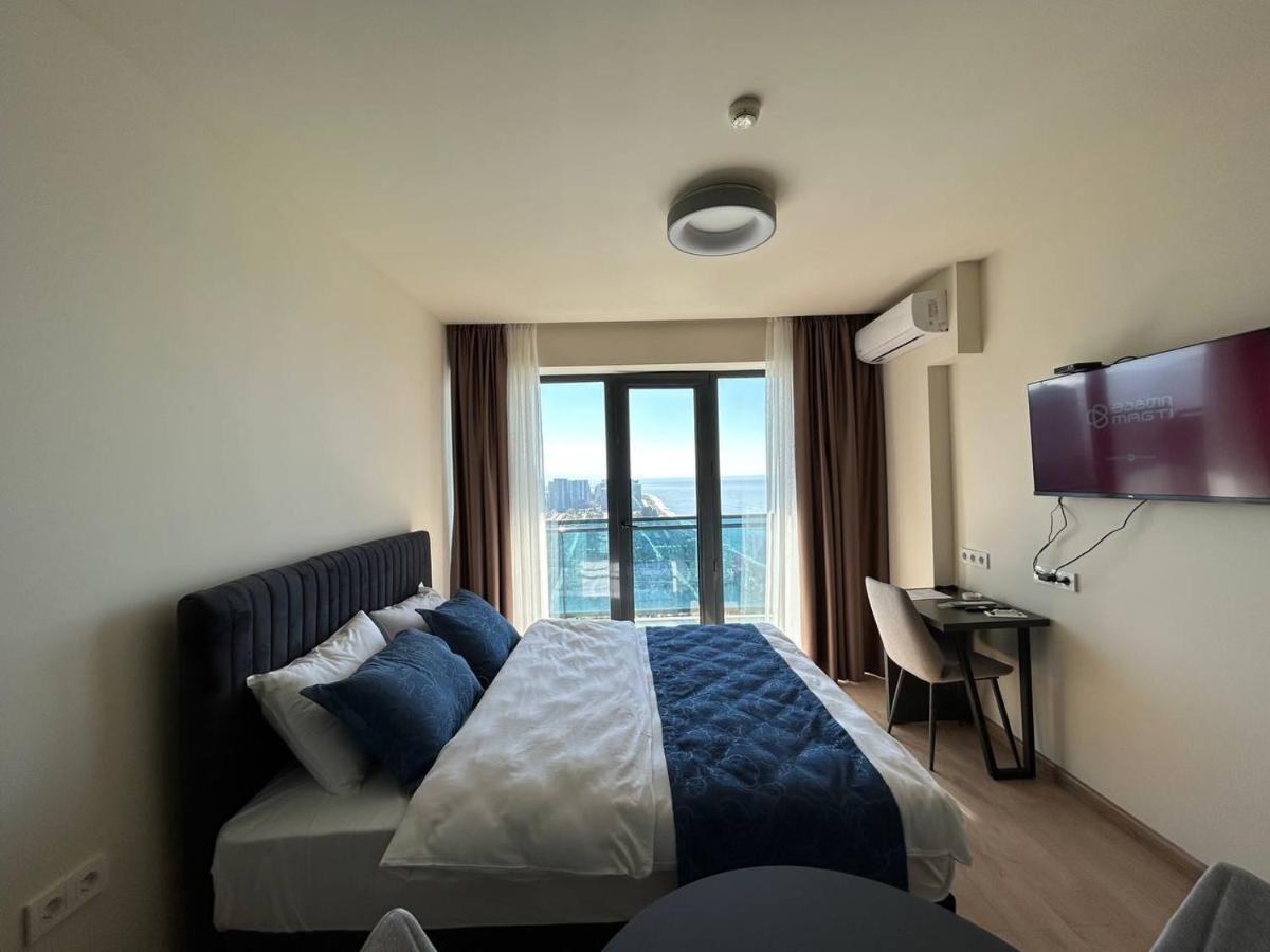 Студия С Потрясающим Видом На Море В Orbi Beach Tower Batumi Esterno foto