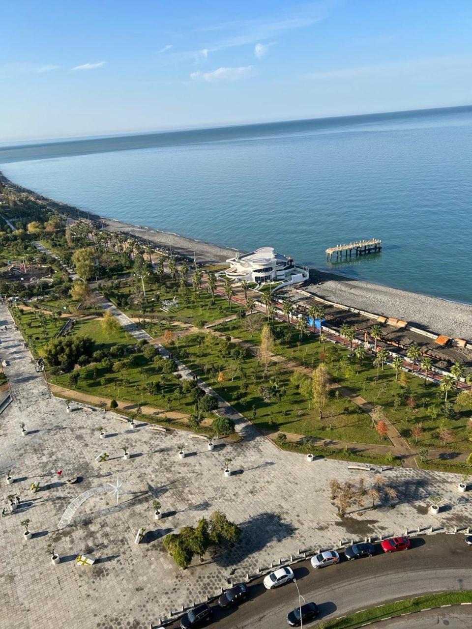 Студия С Потрясающим Видом На Море В Orbi Beach Tower Batumi Esterno foto